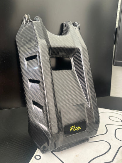 Flow carbon surron battery lid