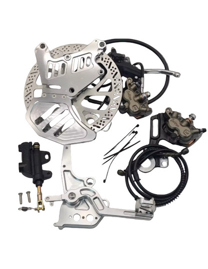 Ultra Bee Original 240mm Dual-Caliper Bracket Foot Brake Kit Rear Disc Brake Protection for Talaria