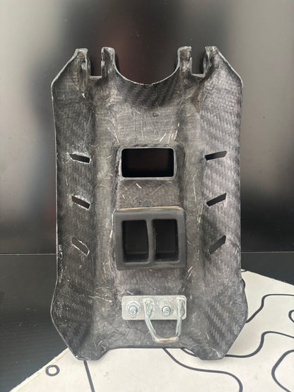 Flow carbon surron battery lid