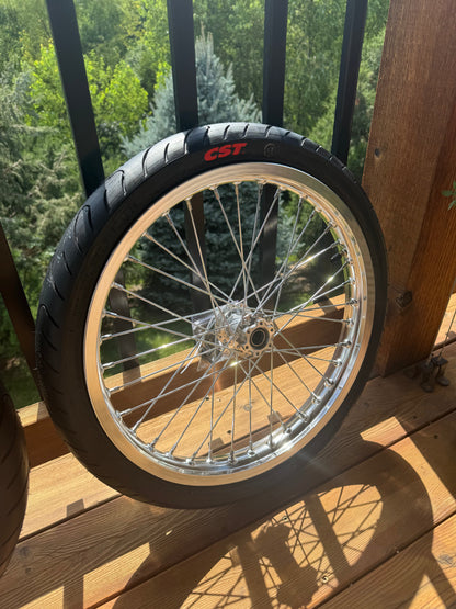 Talaria X3/MX3/MX4 Surron LBX 79bike Eride chrome CST supermoto wheelset (preorder)