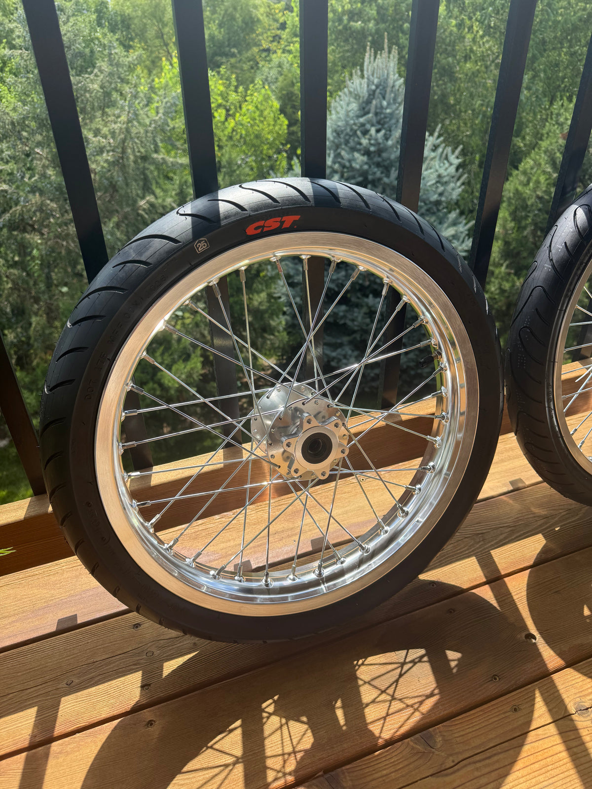 Talaria X3/MX3/MX4 Surron LBX 79bike Eride chrome CST supermoto wheelset (preorder)